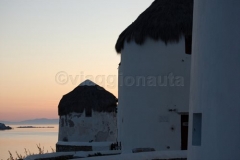 Tramonto e mulini