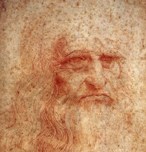 2.Leonardo da Vinci. Self portrait Amboise, Royal Castle